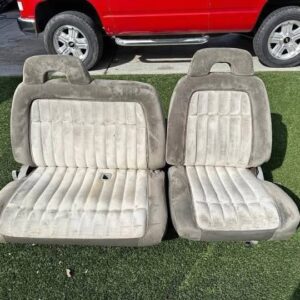OBS CHEVY GMC 60/40 GREY BENCH SEAT1988 to 1999 SIERRA YUKON TAHOE SILVERADO GREY 60/40 BENCH SEATS